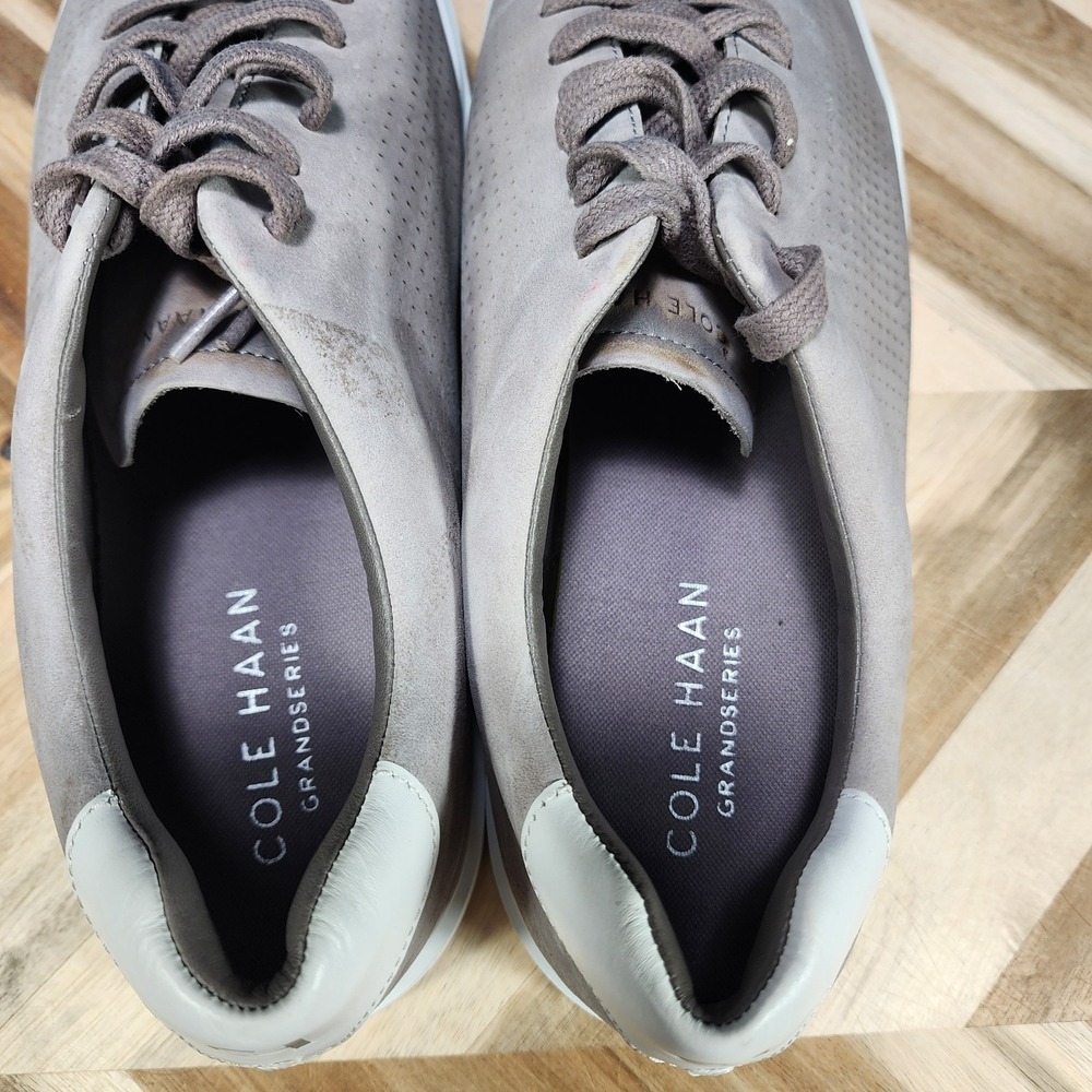 Cole Haanβ Men's Size 13 WIDE GrandPro Rally Laser Cut Sneaker Ironstone C31220 - Picture 9 of 12
